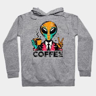 Alien coffee Hoodie